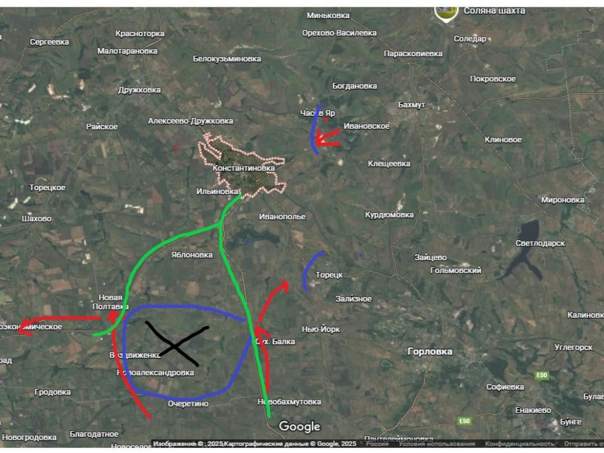 Russian Forces Blow Up Dam to Disrupt Supply Routes Near Kostiantynivka