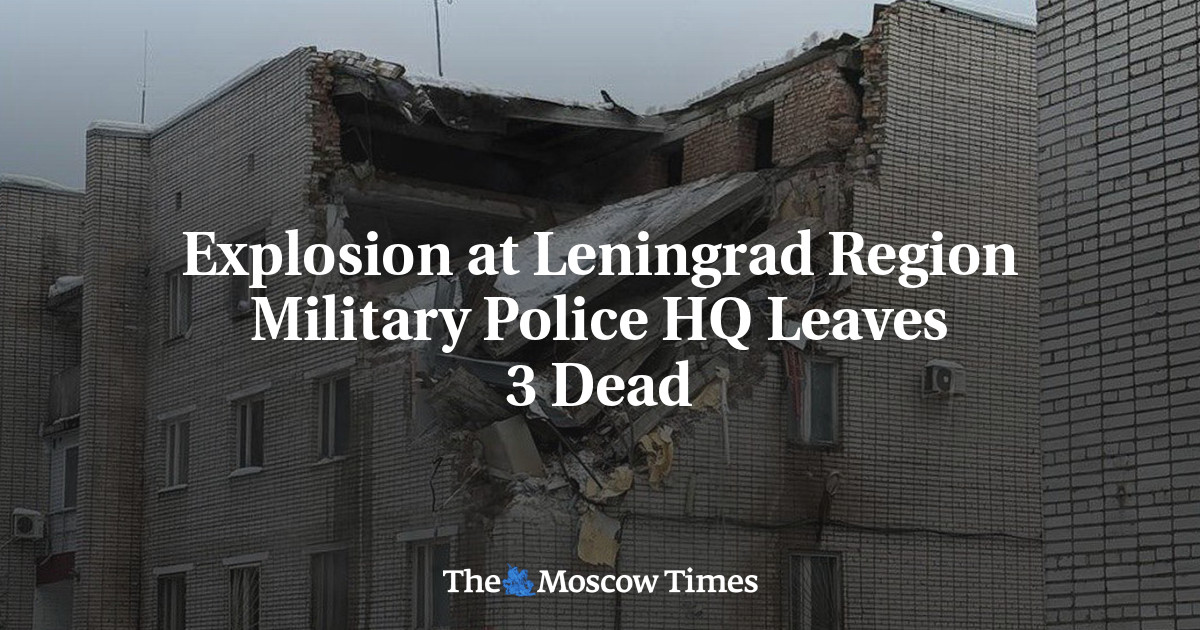 Explosion at Leningrad Region Military Police HQ Leaves 3 Dead