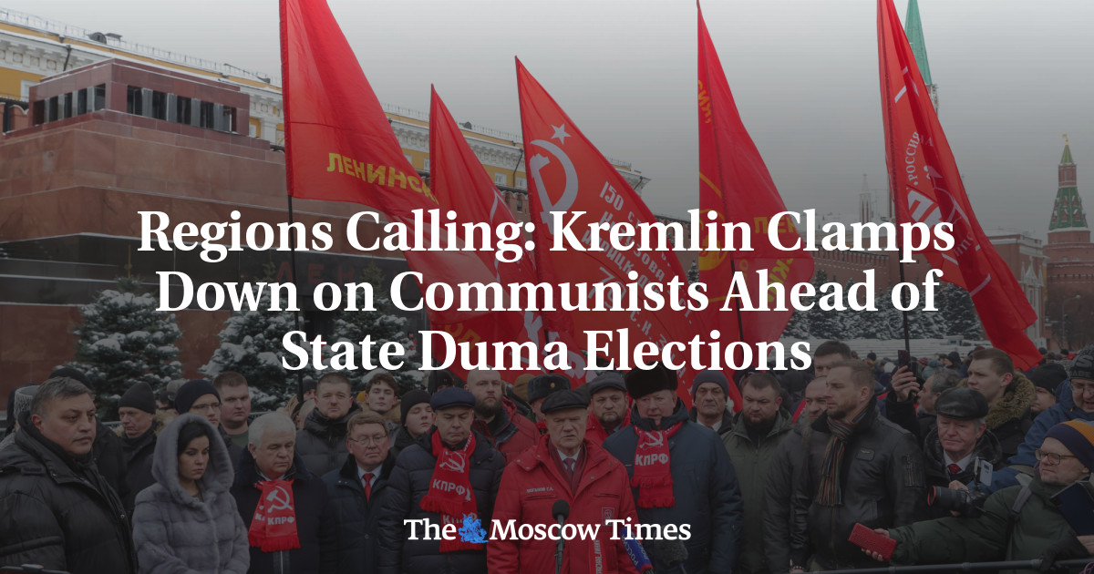 Regions Calling: Kremlin Clamps Down on Communists Ahead of State Duma Elections
