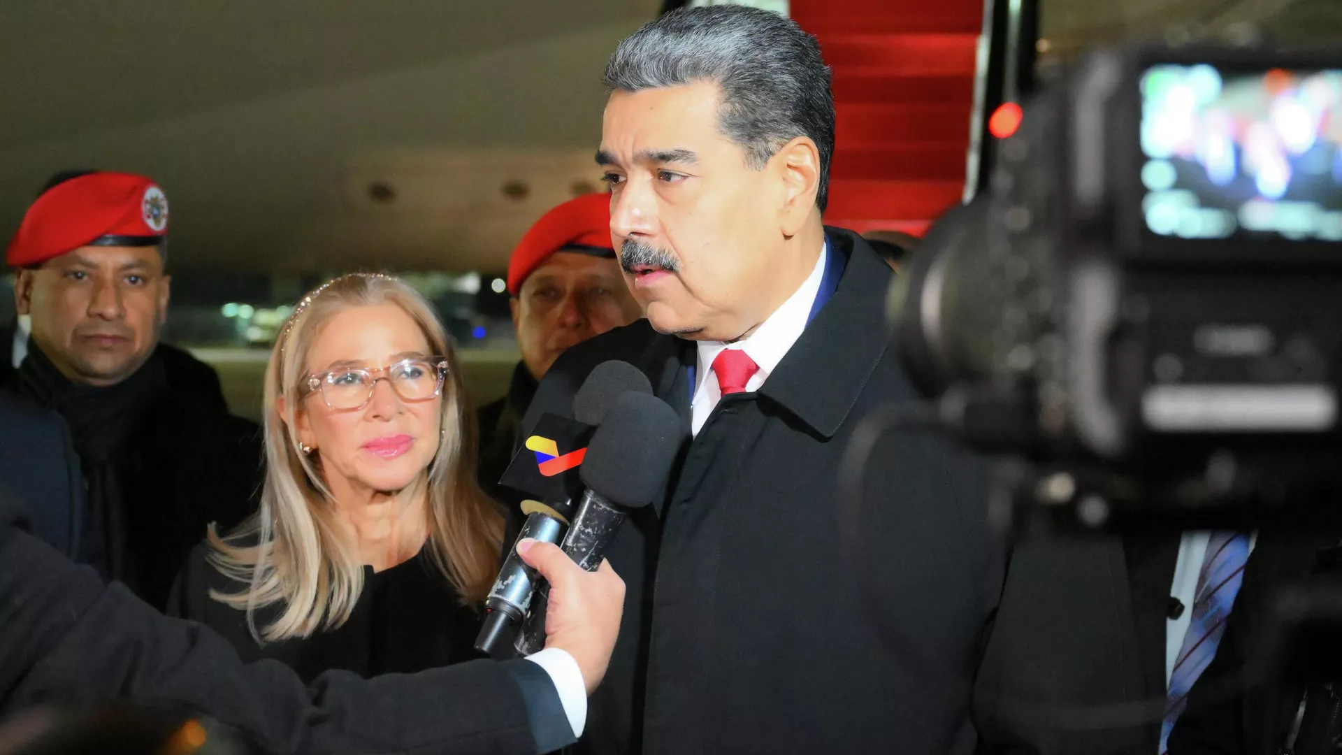 Russia has called on the US to release Maduro and his wife