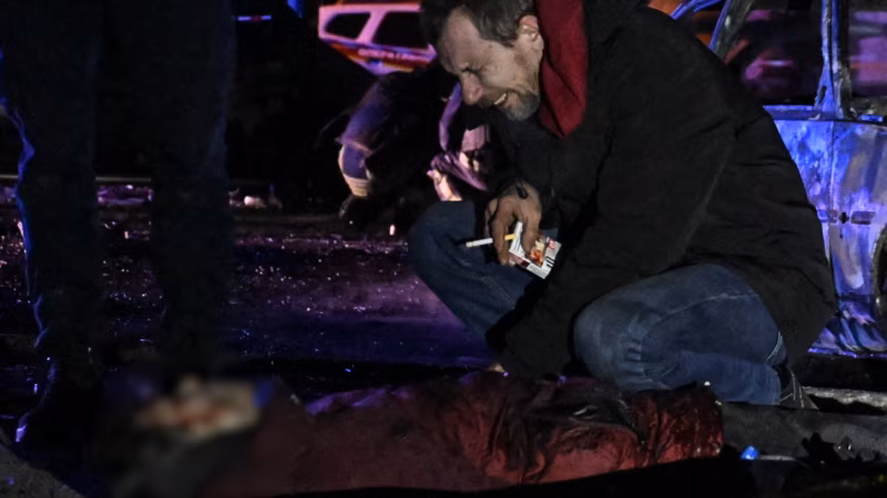 Father Mourns Teenage Son Killed in Russian Drone Strike in Zaporizhzhya