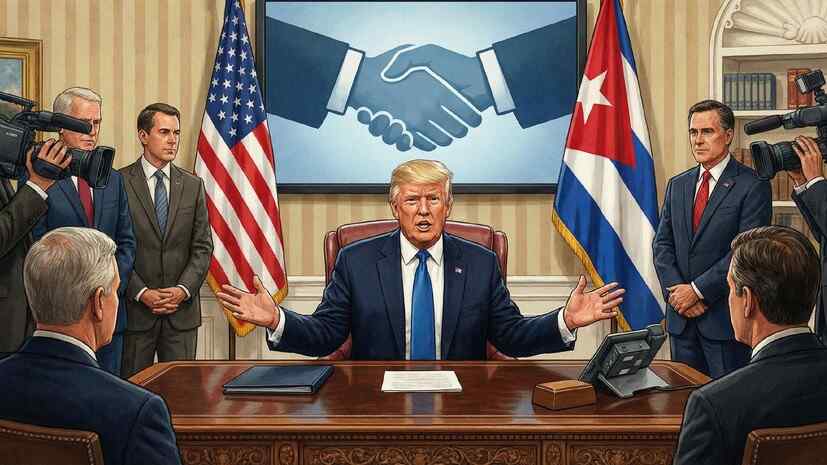Trump announced his desire to conclude an agreement between the United States and Cuba