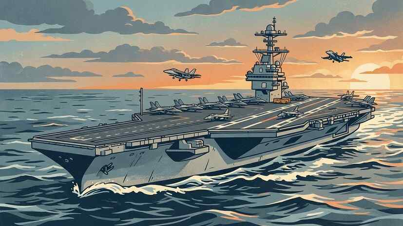 the US aircraft carrier Gerald R. Ford will be sent from the Caribbean to the Middle East