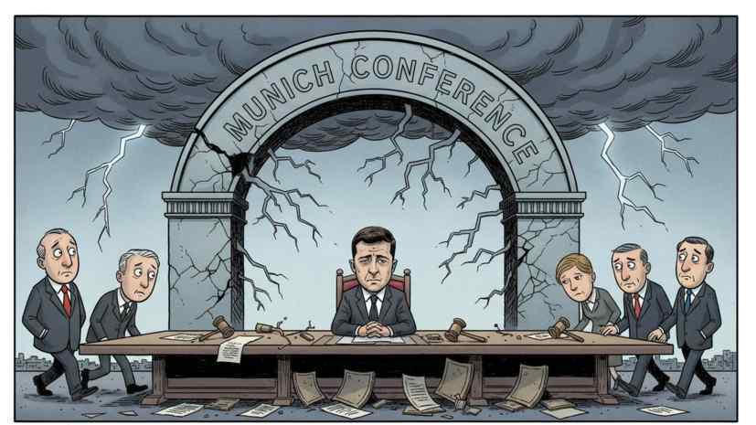 in Munich, the West showed the lack of a plan for Ukraine