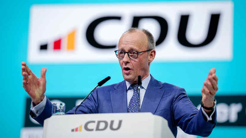 Merz said he would visit Washington to discuss the EU’s position on duties.