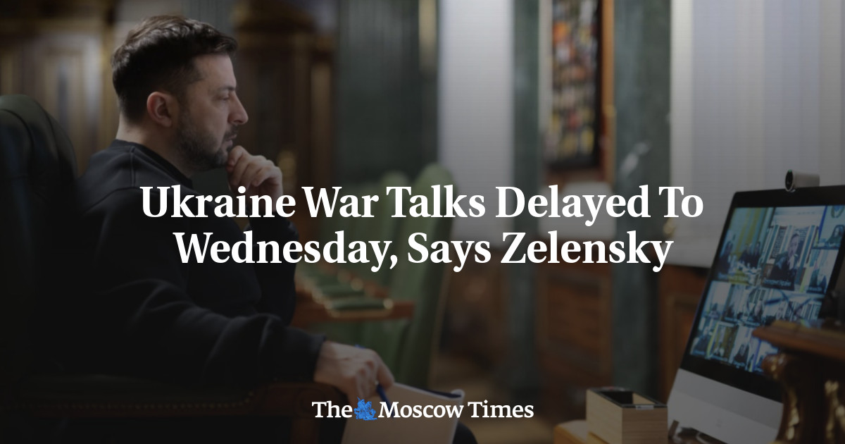 Ukraine War Talks Delayed To Wednesday, Says Zelensky