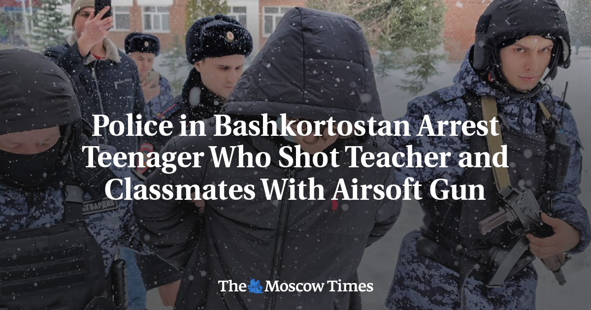 Police in Bashkortostan Arrest Teenager Who Shot Teacher and Classmates With Airsoft Gun