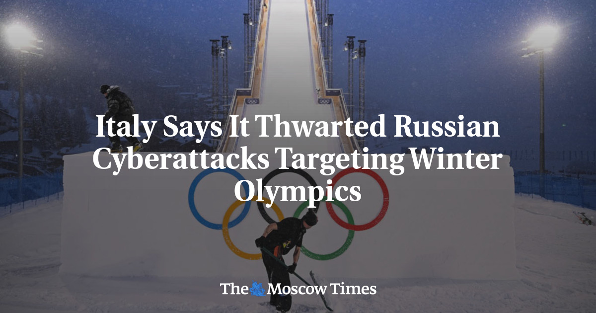 Italy Says It Thwarted Russian Cyberattacks Targeting Winter Olympics