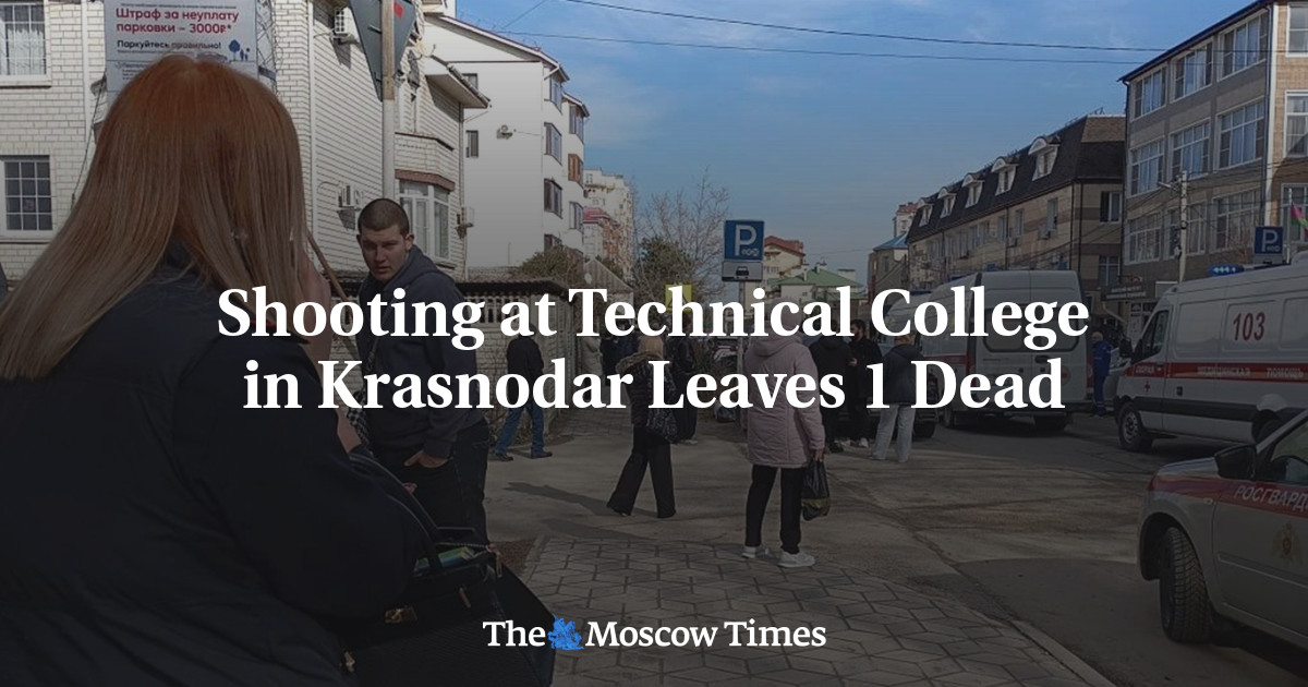 Shooting at Technical College in Krasnodar Leaves 1 Dead