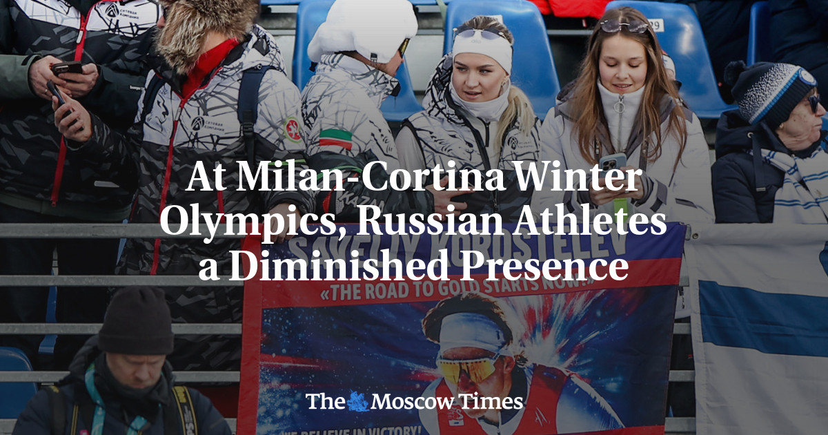 At Milan-Cortina Winter Olympics, Russian Athletes Are a Diminished Presence