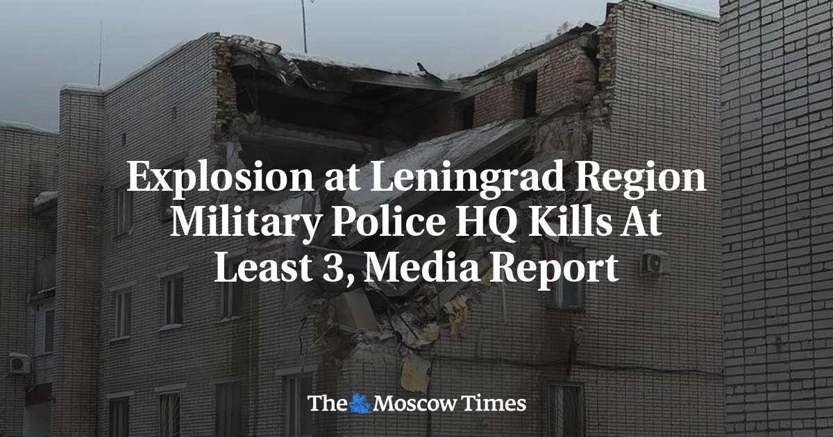 Explosion at Leningrad Region Military Police HQ Kills At Least 3, Media Report