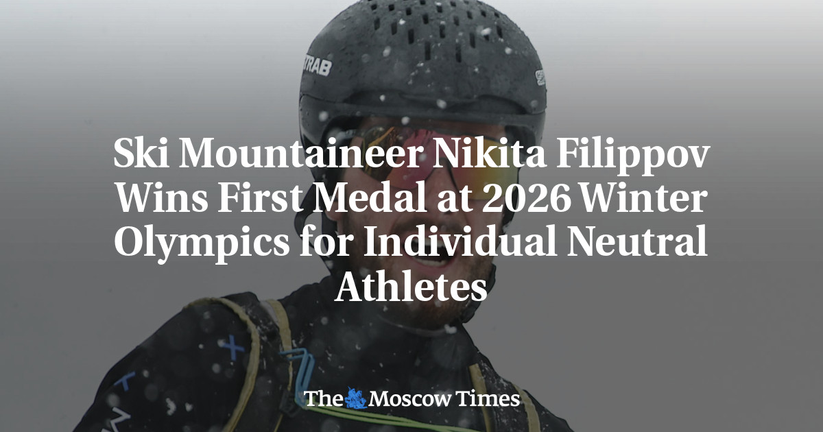 Ski Mountaineer Nikita Filippov Wins First Medal at 2026 Winter Olympics for Individual Neutral Athletes
