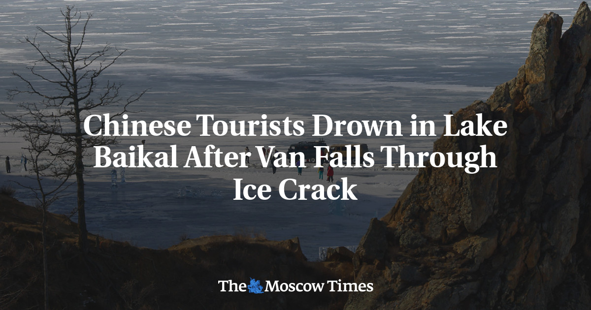 Chinese Tourists Drown in Lake Baikal After Van Falls Through Ice