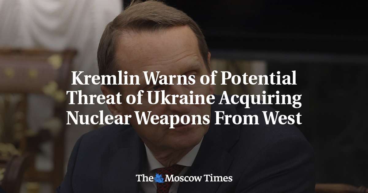 Kremlin Warns of Potential Threat of Ukraine Acquiring Nuclear Weapons From West