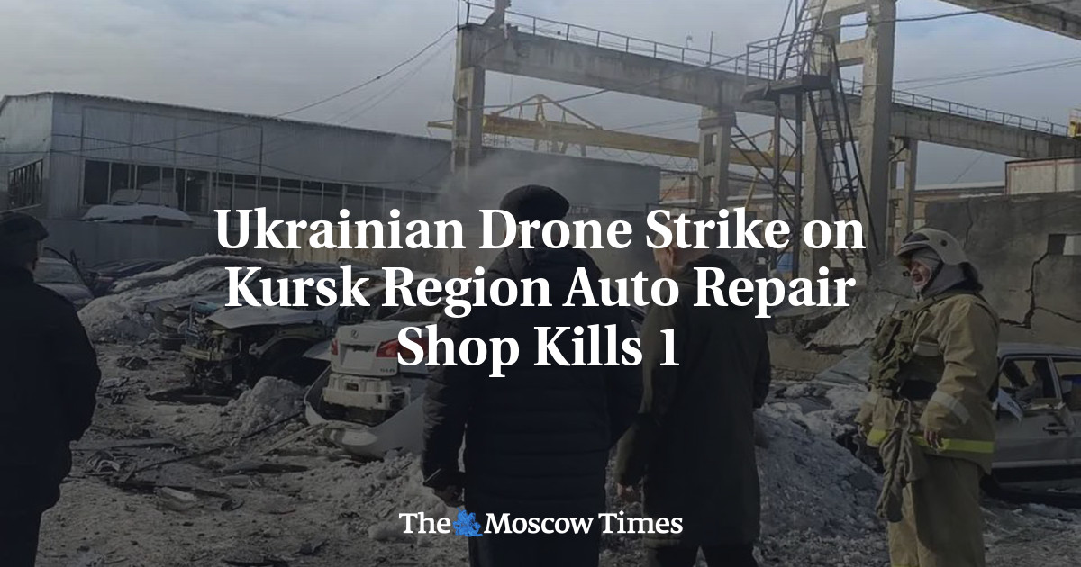 Ukrainian Drone Strike on Kursk Region Auto Repair Shop Kills 1