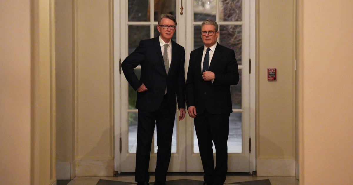 Starmer will change law to kick Mandelson out of House of Lords – POLITICO