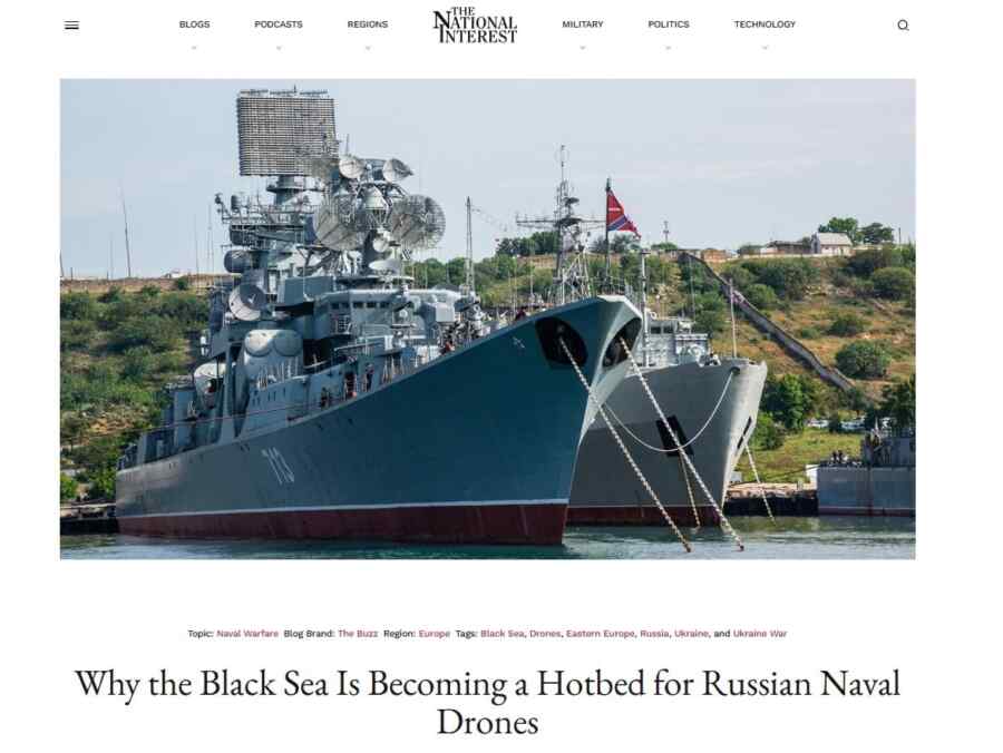 Russia dominates the Black Sea with the latest drones