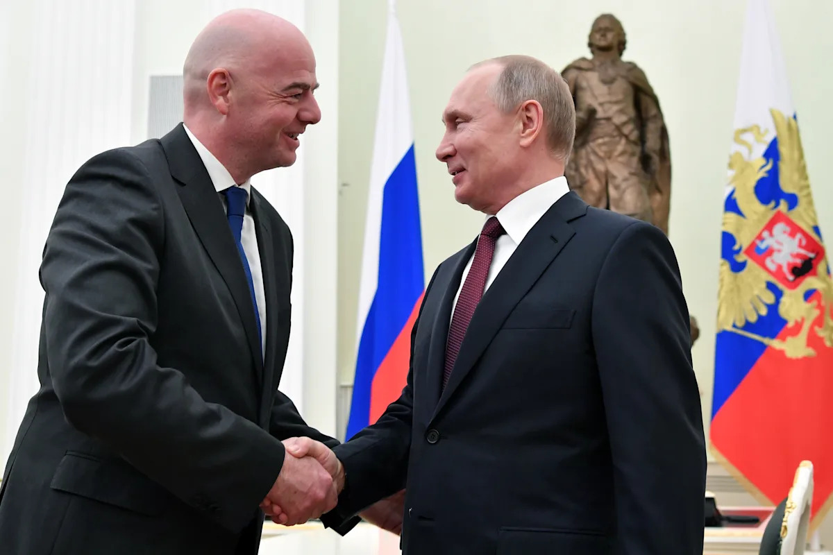 ‘Ignoring Ukraine:’ Gianni Infantino’s Russia remarks appall soccer officials in war-torn nation