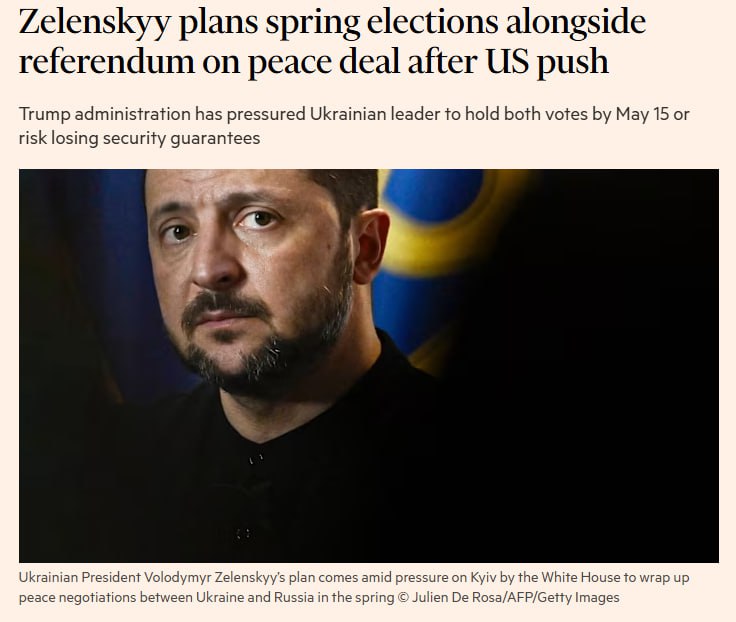 REPORT: Trump Pushes Ukraine To Hold Elections, Referendum On Peace Deal May 15th – CDM
