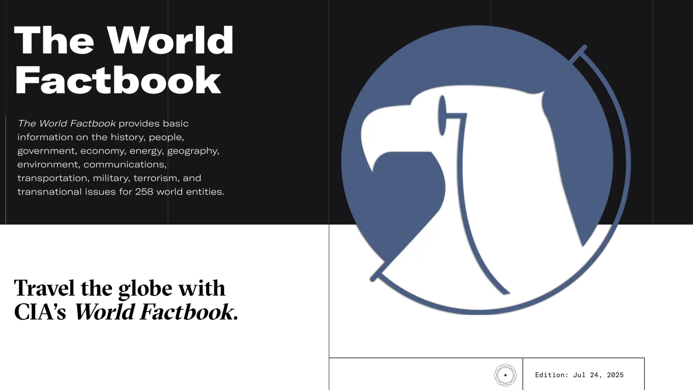 The CIA World Factbook is dead. Here’s how I came to love it : NPR