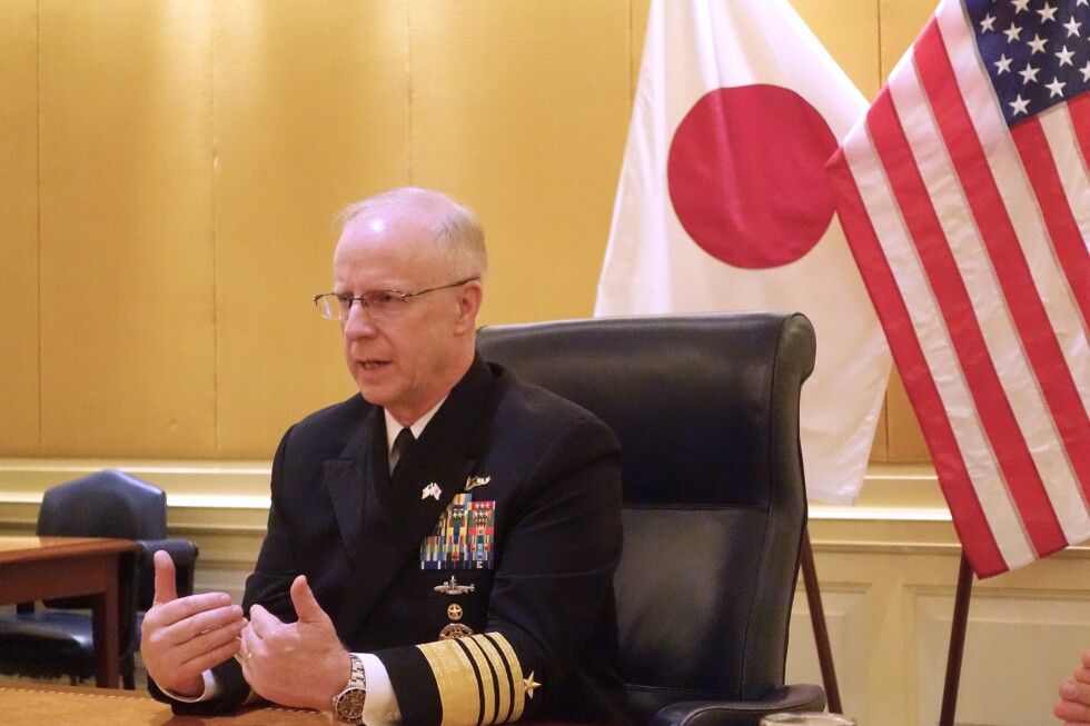 Navy leader touts new strategy that moves away from aircraft carriers