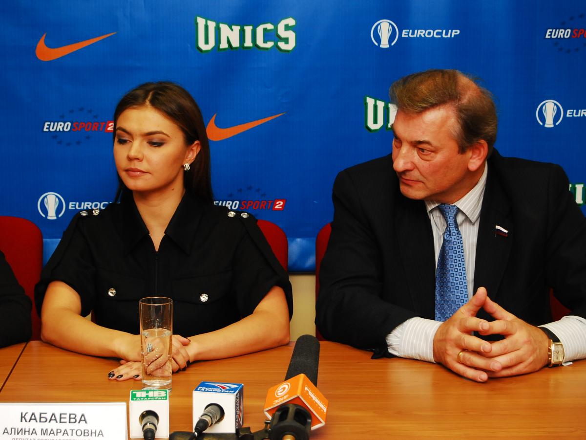 Alina Kabaeva Appears at Russian Rhythmic Gymnastics Championship in Moscow