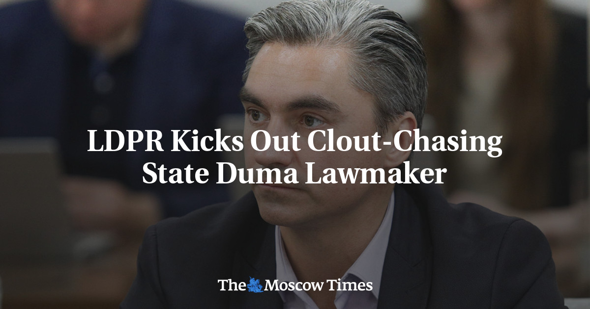 LDPR Kicks Out Clout-Chasing State Duma Lawmaker