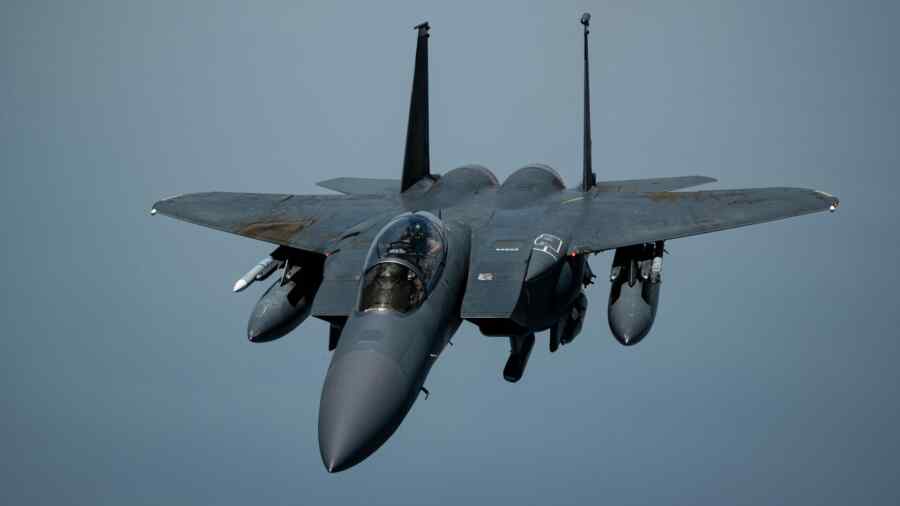The US military has denied reports that Iran shot down an F-15