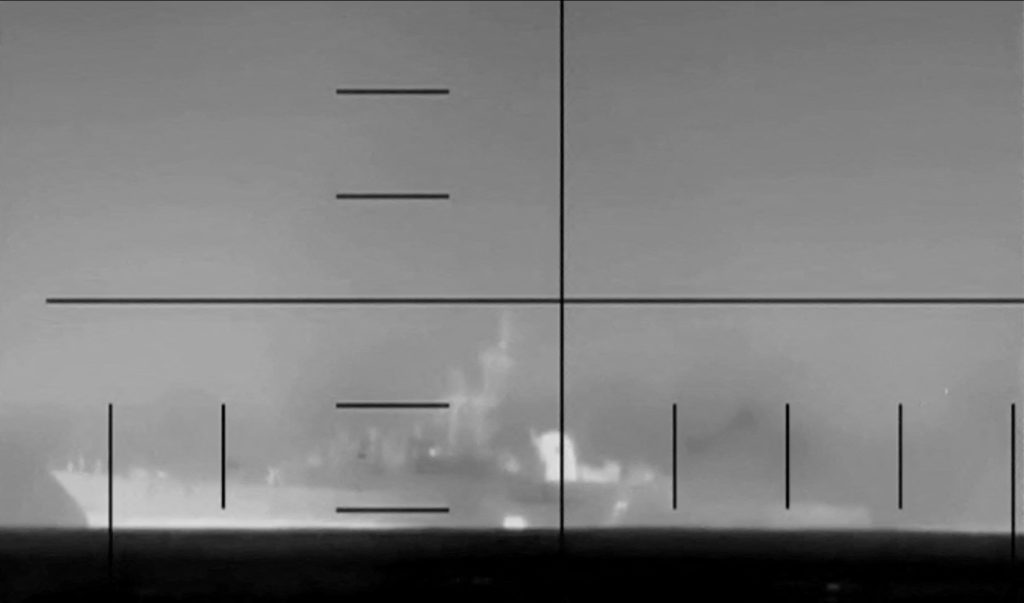 Iranian warship was sailing home from India exhibition when U.S. sank it