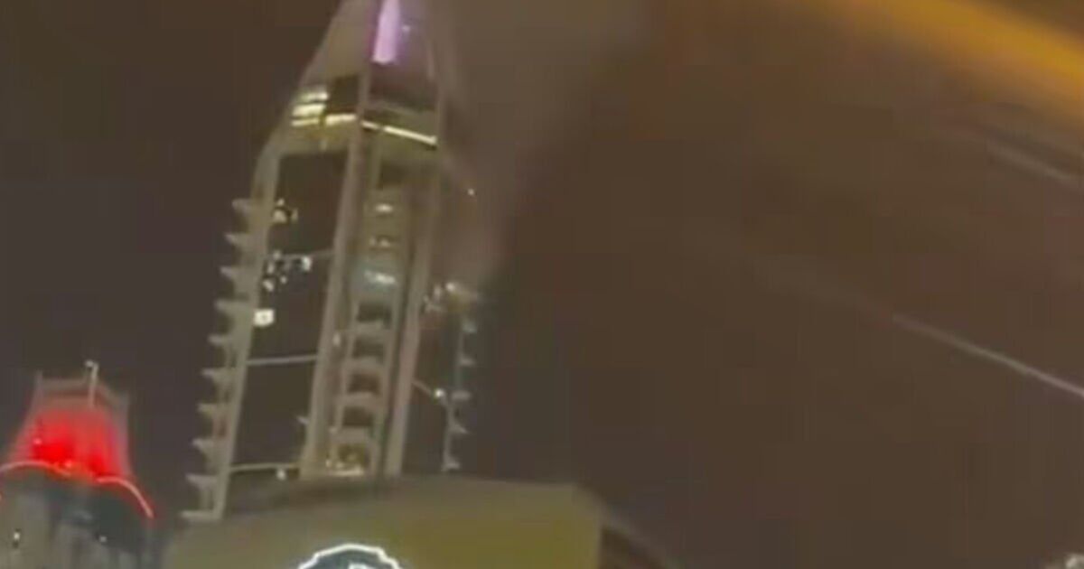 Horrifying moment Dubai Marina hit by Iranian drones as war escalates further – Daily Express US