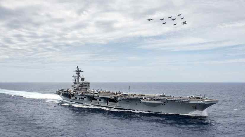 the third US aircraft carrier is preparing to be sent to the Middle East
