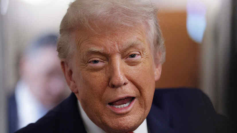 Trump said that the United States would remember Britain sending aircraft carriers too late.