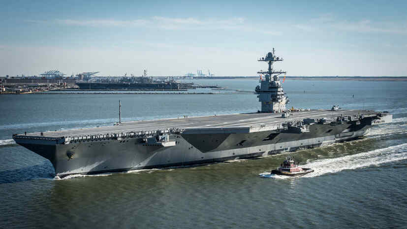 fire on the US aircraft carrier Gerald R. Ford extinguished after 30 hours