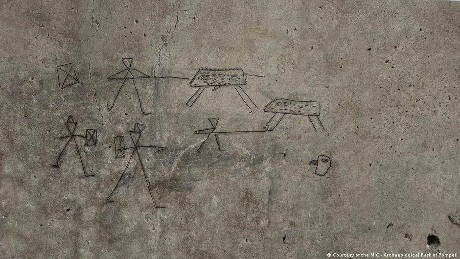 Ancient graffiti reveals scenes of everyday life in Pompeii