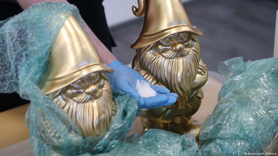 German customs net ketamine cache in golden garden gnomes