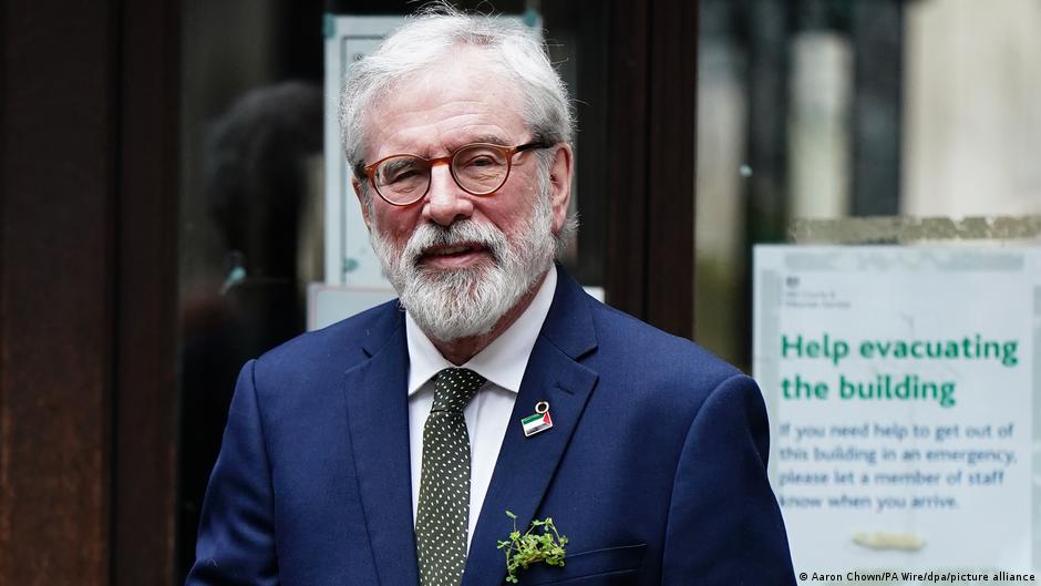 Northern Ireland’s Gerry Adams tells court he wasn’t in IRA