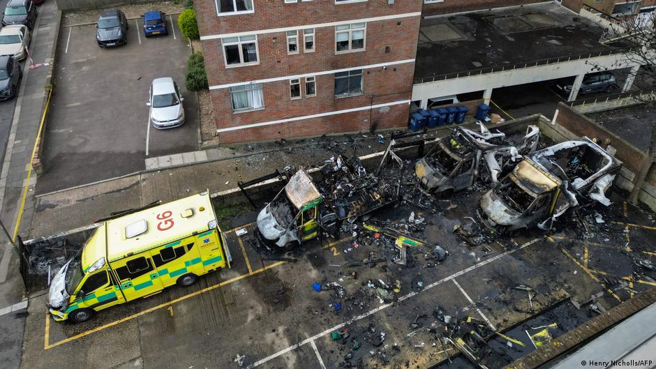 UK police see antisemitic motive in arson of ambulances