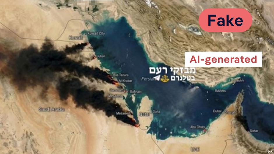 Fake satellite images distort Iran conflict