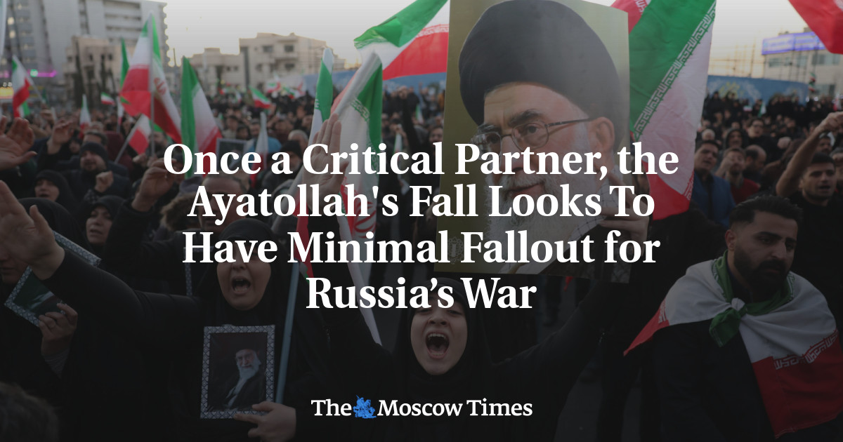 Once a Critical Partner, the Ayatollah’s Fall Looks To Have Minimal Fallout for Russia’s War