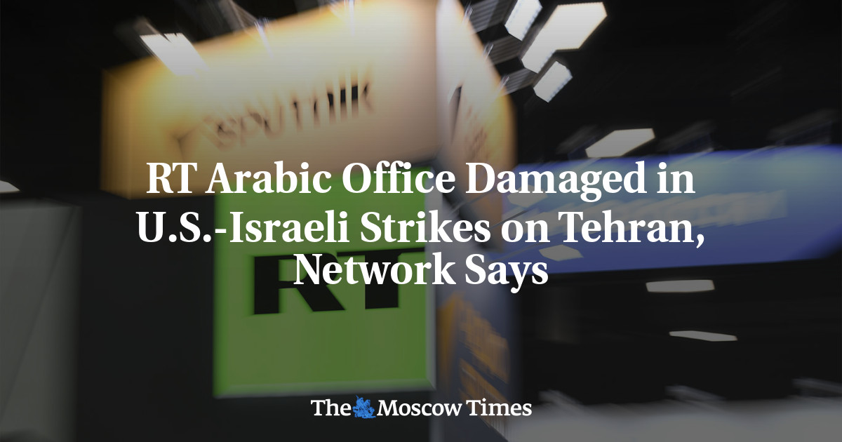 RT Arabic Office Damaged in U.S.-Israeli Strikes on Tehran, Network Says