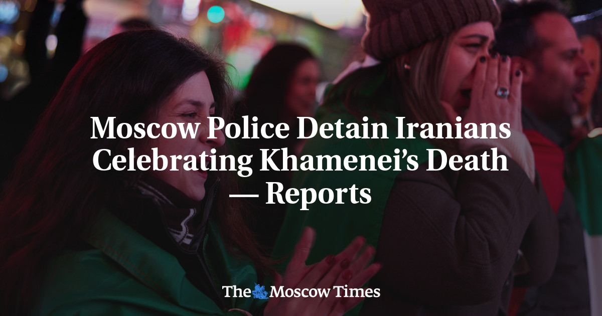 Moscow Police Detain Iranians Celebrating Khamenei’s Death – Reports