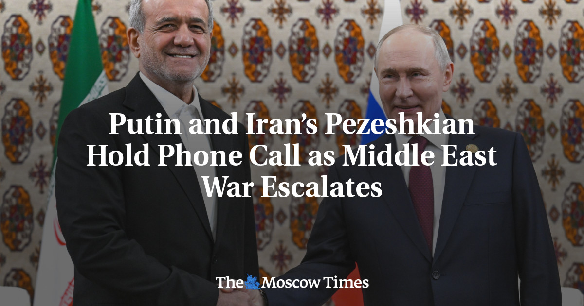 Putin and Iran’s Pezeshkian Hold Phone Call as Middle East War Escalates