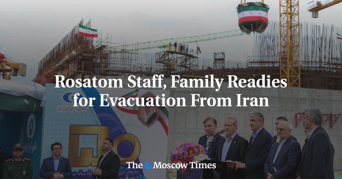 Rosatom Staff, Family Readies for Evacuation From Iran