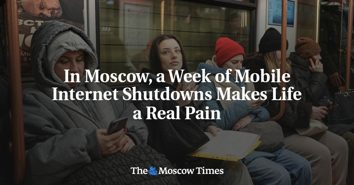 In Moscow, a Week of Mobile Internet Shutdowns Makes Life a Real Pain