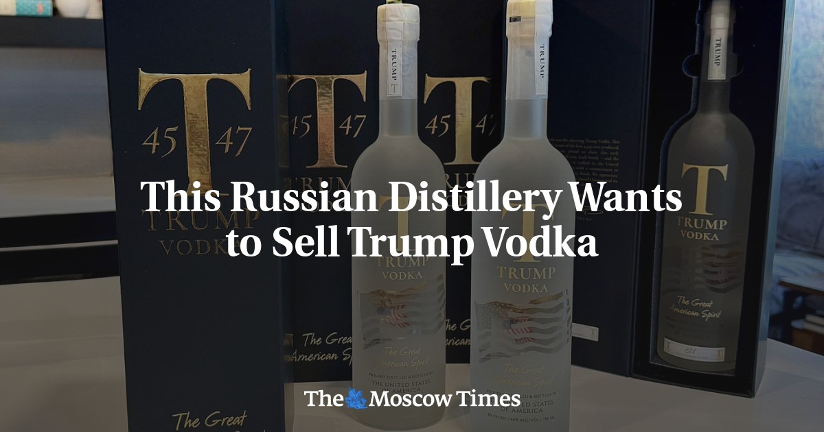 This Russian Distillery Wants to Sell Trump Vodka