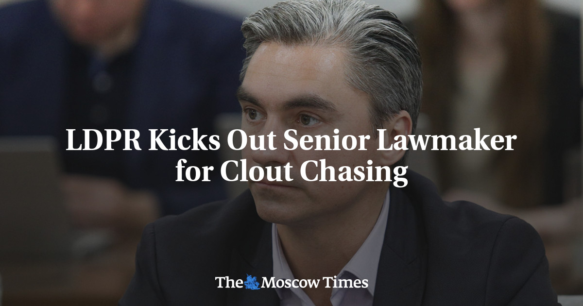 LDPR Kicks Out Senior Lawmaker for Clout Chasing