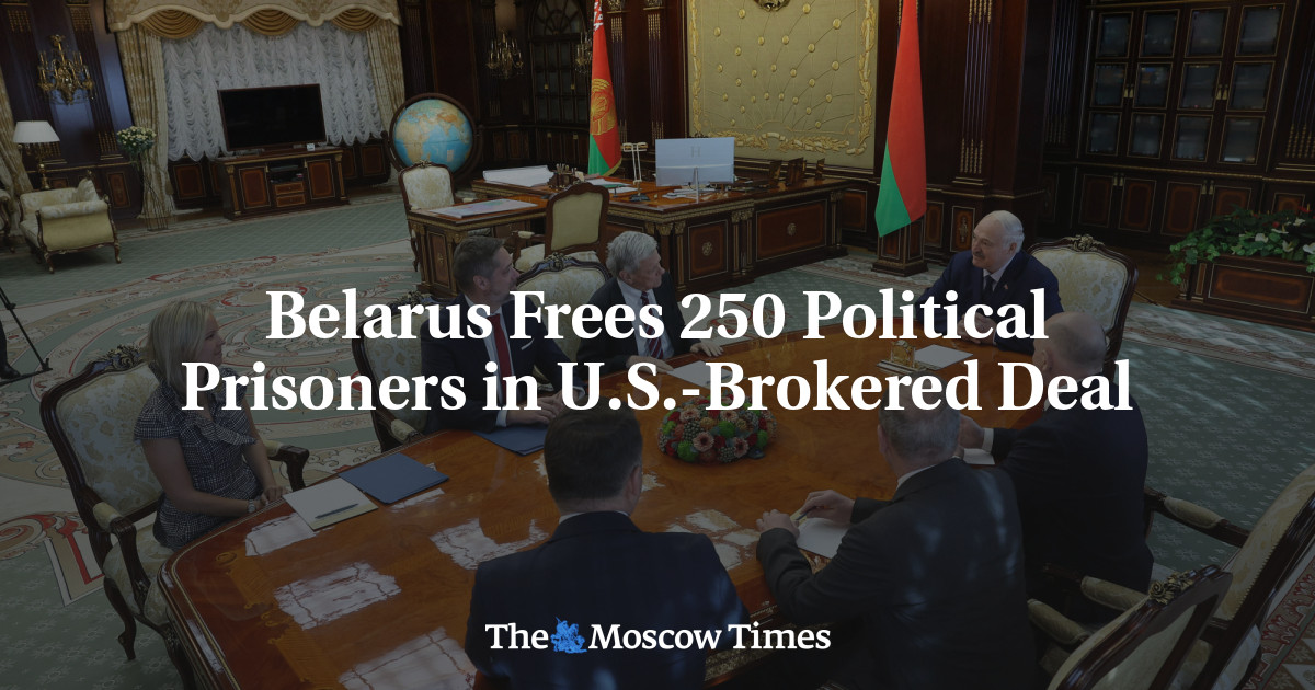 Belarus Frees 250 Political Prisoners in U.S.-Brokered Deal