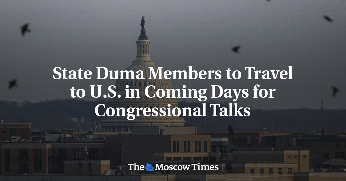 State Duma Members to Travel to U.S. in Coming Days for Congressional Talks