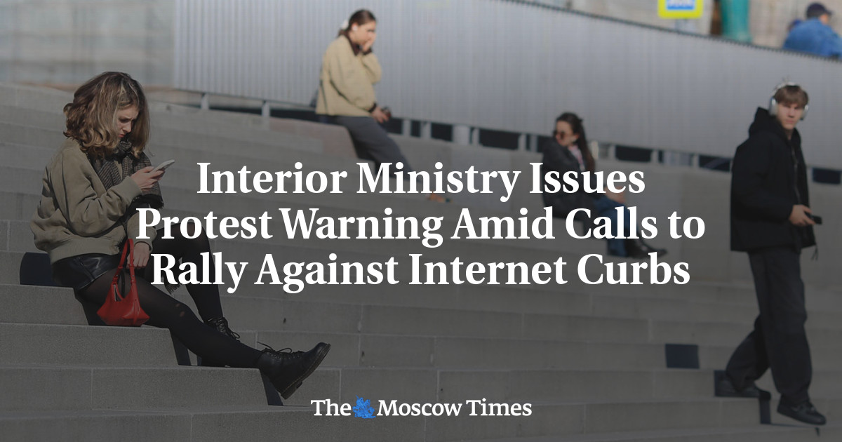 Interior Ministry Issues Protest Warning Amid Calls to Rally Against Internet Curbs