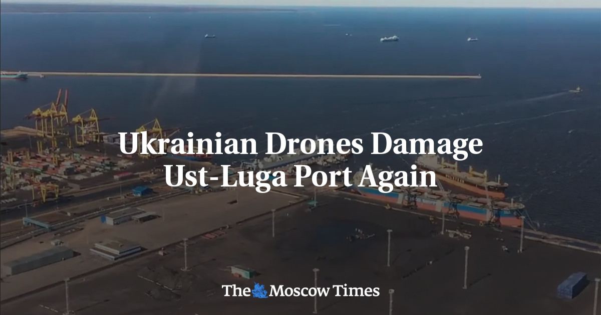 Ukrainian Drones Damage Ust-Luga Port Again